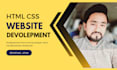 create web page modern responsive website design in html css
