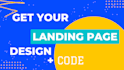 build an amazing landing page design and code