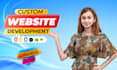 create custom website full stack web development build website design