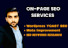 do wordpress yoast on page SEO with keyword research and meta improvement