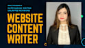 be your SEO website content writer for website copywriting