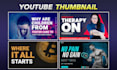 design attractive youtube thumbnail