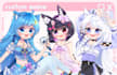 draw a cute anime and vtuber art