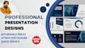 design eye catching professional powerpoint presentation