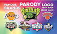 do custom mlb, parody, world series, and all star games logo with your name