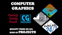 do computer graphics webgl, opengl, treejs assignment project