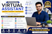 be your virtual admin assistant and clerical work monthly