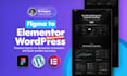 figma to elementor wordpress modern websites