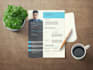 create a modern and professional cv design with photoshop cc