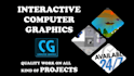 do interactive computer graphics in cpp, c, javascript, java