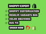 do custom shopify coding and fix any shopify theme bugs