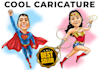 draw cool portrait cartoon caricature