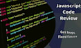 review your javascript code, suggest changes improve code