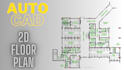 design autocad 2d floor plan, 2d architectural plan 1 day