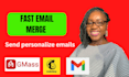 do fast email mail merge