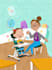 draw custom children illustration style for you