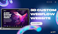 3d animated webflow website, interactive 3d website, threejs, gsap, webgl, react
