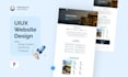 design a modern website UI in figma with prototype and design system