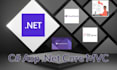 create asp dot net core mvc web application