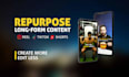 repurpose your long form content into tiktok, reels, shorts