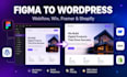 convert figma to wordpress, wix, webflow, framer website