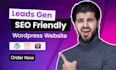 create local lead generation SEO friendly business website