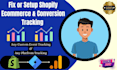 setup shopify ga4 ecommerce tracking and google ads conversion tracking via GTM