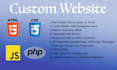 make a fully responsive website in HTML CSS java and PHP