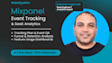 set up mixpanel tracking and build feature usage, funnel, and retention analysis