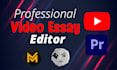 edit a youtube documentary, video essay or educational video