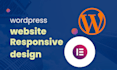 design or redesign website with wordpress for you