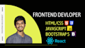 be your front end web developer using HTML,CSS, bootstrap,js