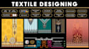 make textile suit seamless pattern design and embroidery