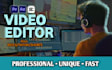 youtube short, reels, long form content video editing