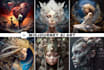 create custom ai art, nft, illustration with midjourney ai