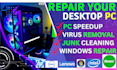 repair, fix optimize windows 10 windows 11 troubleshoot computer laptop remotely
