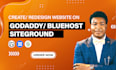 create and redesign a professional website on godaddy, bluehost, siteground