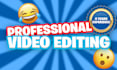 professionally edit your youtube reaction videos
