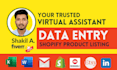 do product upload or add products to shopify or amazon store