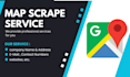 scrape google map business data with emails