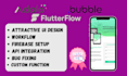 develop workflow chatgpt on bubble io, adalo, mobile app on flutterflow, bubble