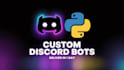create custom discord bot using python and javascript