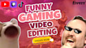 do funny gaming video editing with full of memes for youtube tiktok