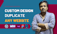 design or duplicate or develop wordpress website
