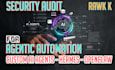 do expert security audit for agentic automation, ai agents, openclaw, hermes