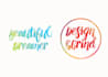 design a watercolour logo