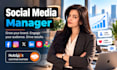 be your social media marketing manager