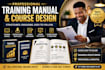 create training manual, training course, user manual, workbook, powerpoint