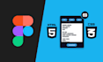 convert figma to html css js responsive