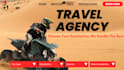 create a professional travel website and all features
